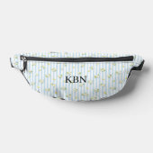 Monogram Bleu Blanc Rayures Citrons Méditerranée (Poser)
