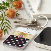 Monogram Bling Sleutelhangers (Voorkant Rechts)