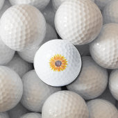 Monogram bloem golfballen