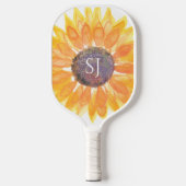 Monogram Bloem Pickleball Paddle (Voorkant)