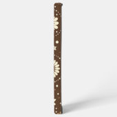 Monogram  bloemenharmonie samsung galaxy hoesje (Linkerkant)