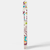 Monogram  bloemenpatroon iphone Case-Mate iPhone case (Achterkant / Links)