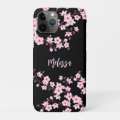  monogram bloesems Floral Cherry Case-Mate iPhone Case (Achterkant)