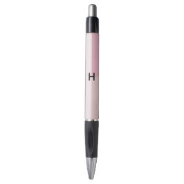 Monogram Blozende Pastel Bleke Roze Kleurblok Pen