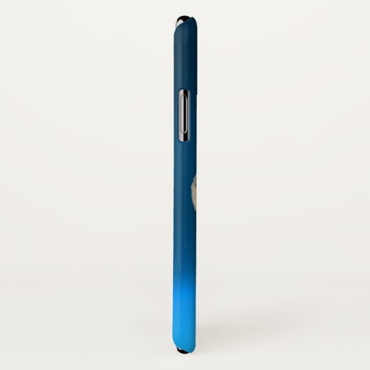 MONOGRAM blue Case-Mate iPhone Case (Achterkant / rechts)