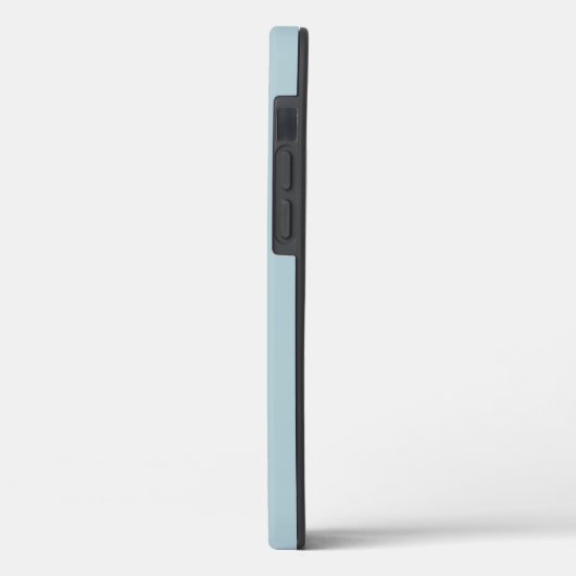 MONOGRAM BLUE STRIPED iPHONE CASE (Achterkant / Links)