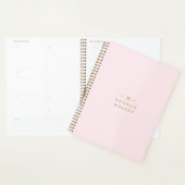 Monogram Blush | Elegant Gold Minimum (Devant avec enveloppe)