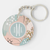 Monogram | Blush & Gold I Sleutelhanger (Achterkant)