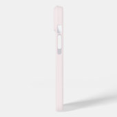 Monogram Blush Pink Modern Minimalist Feminine Case-Mate iPhone Case (Achterkant / Links)