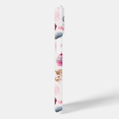 Monogram Blush Roze Retro Disco Ball Coquette Case-Mate iPhone Case (Achterkant / Rechts)