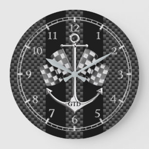 Monogram Boat Racing Nautical in Carbon Fiber Dial Grote Klok