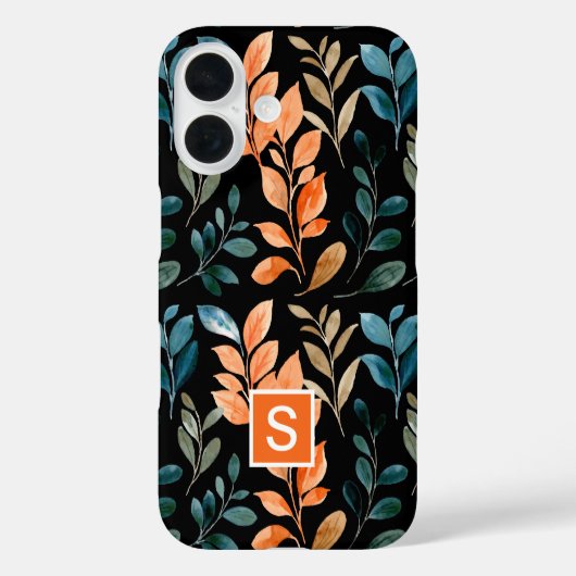 Monogram Boho bloem Case-Mate iPhone Case (Achterkant)