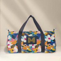 Monogram boho bloemenretro 70 stijl dans