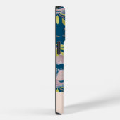 Monogram Boho en prachtige marineblauw en roze Case-Mate iPhone Case (Achterkant / Rechts)