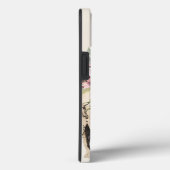 Monogram Boho Floral Skull op Cream Background Case-Mate iPhone Case (Achterkant / Rechts)