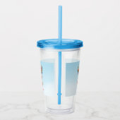 Monogram Boho Herten Acryl Drinkbeker (Rechts)