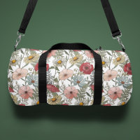 Monogram Boho Wilde Bloem Bloemmotief