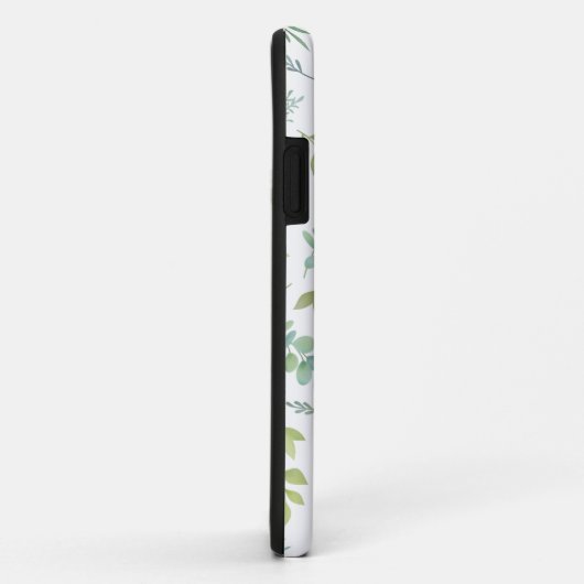 Monogram botanisch blad Case-Mate iPhone case (Achterkant/rechts)