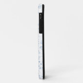 Monogram Botanisch Blauw Eenvoudig Florentijn Patr Case-Mate iPhone Case (Achterkant/links)