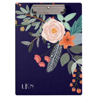 Monogram Botanisch Klembord