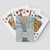 Monogram Botanisch Pokerkaarten (Achterkant)