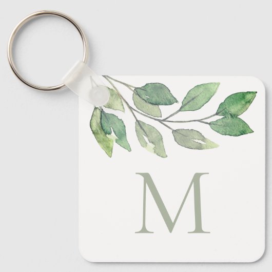Monogram Botanisch Sleutelhanger (Voorkant)