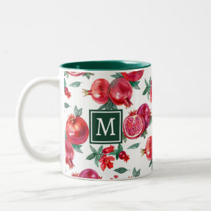 Monogram Botanische granaatappel Mok