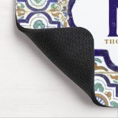  monogram botanische siertegels muismat (Hoek)