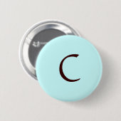 Monogram Botom "C" Ronde Button 5,7 Cm (Voorkant /achterkant)