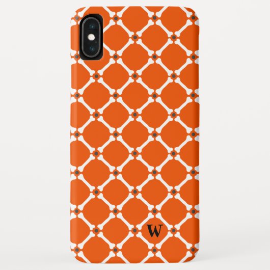 Monogram Botten Halloween Pattern Case-Mate iPhone Case (Achterkant)
