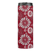 Monogram Bourgogne en Gray Floral Thermosbeker (Achterkant)