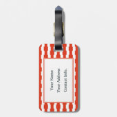 Monogram Boxstripe Patroon Bagagelabel (Achterkant verticaal)