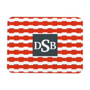 Monogram boxstrippatroon magneet