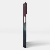 Monogram brandende wolken, mist en bergen iPhone hoesje (Rechterkant)