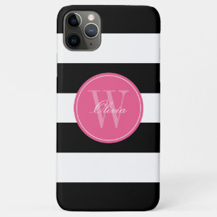 Monogram breedband patroon iPhone 11 pro max hoesje
