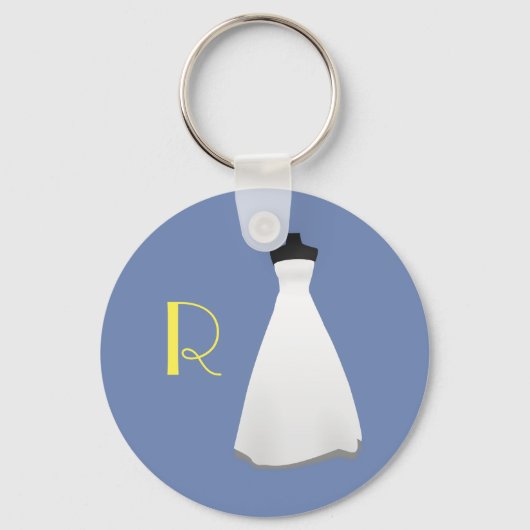 Monogram Bridesmaid Sleutelhanger (Voorkant)