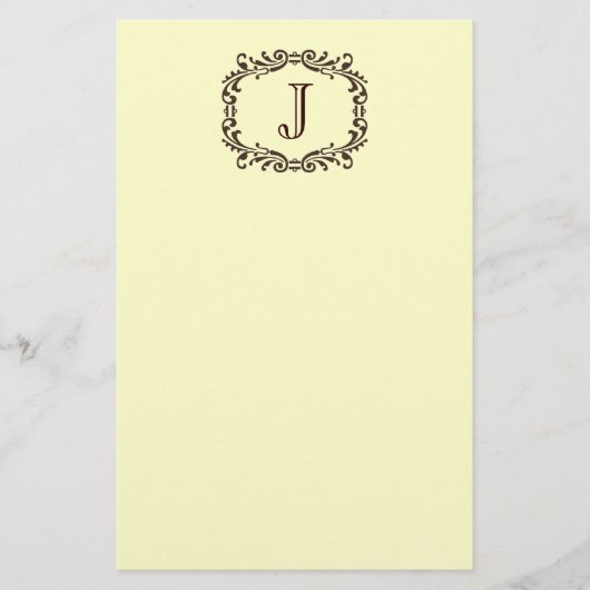 Monogram Briefpapier (Voorkant)
