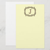 Monogram Briefpapier (Voorkant / Achterkant)