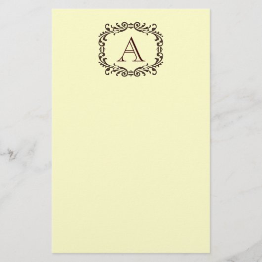  Monogram Briefpapier (Voorkant)