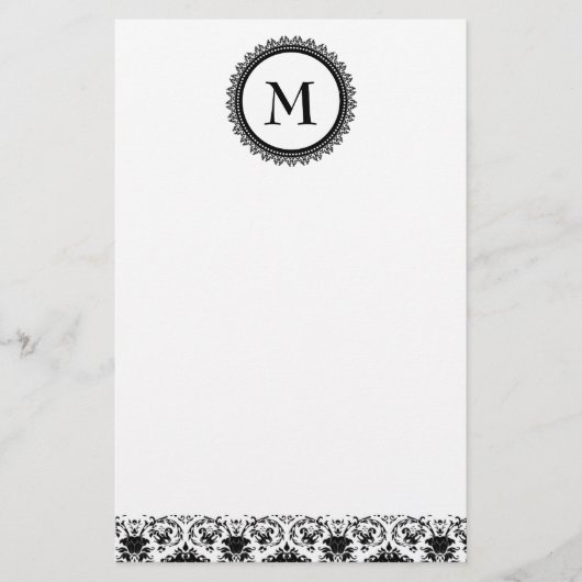  Monogram briefpapier (Voorkant)