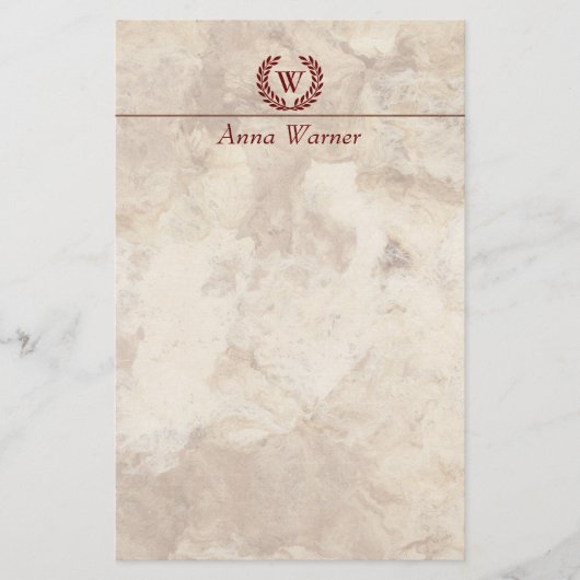  monogram briefpapier (Voorkant)