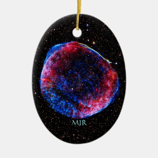 Monogram Brighest Supernova Ever afbeelding Keramisch Ornament (Voorkant)