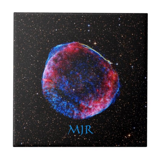 Monogram Brighest Supernova Ever afbeelding Tegeltje (Voorkant)