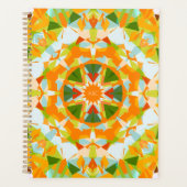 Monogram Bright Orange Green Star Retour à l'école (Devant)