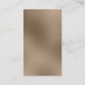 Monogram Browny Beige Black Manager Carte de visit (Dos)