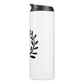 MONOGRAM BRUIDSJONKER VOEG JAAR DATUM NAAM CADEAUS THERMOSBEKER (Geroteerd rechts)