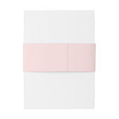 Monogram Bruiloft Delicate Poppy Roze Bruiloft Uitnodigingen Wikkel (Achterkant Voorbeeld)