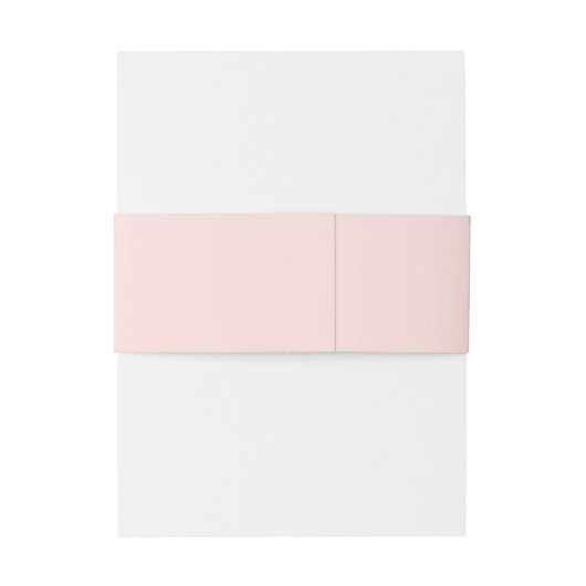 Monogram Bruiloft Delicate Poppy Roze Bruiloft Uitnodigingen Wikkel (Achterkant Voorbeeld)