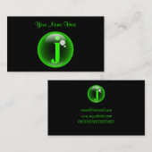 Monogram Bubble J Visitekaartje (Voorkant / Achterkant)