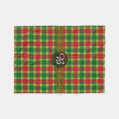 Monogram Buchanan Tartan Fleece Deken (Voorkant (Horizontaal))
